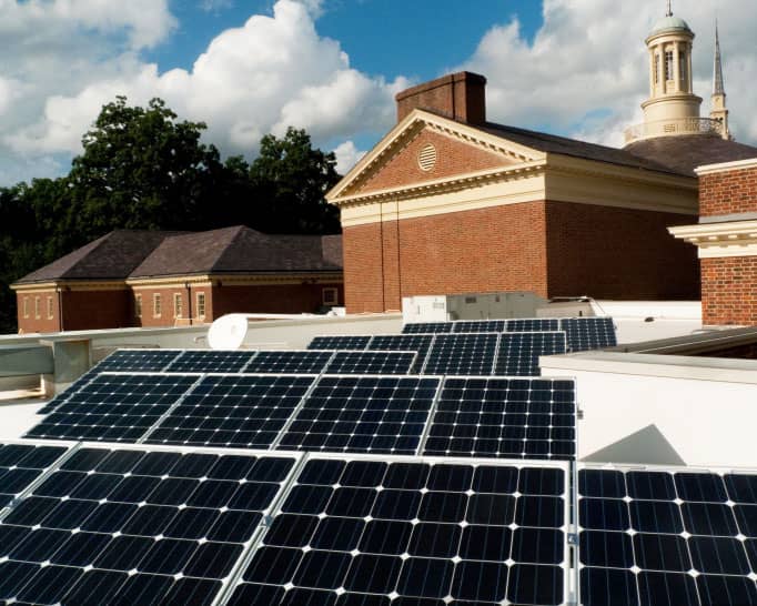 Solar Panels at Myers Park Covenant Church in Charlotte