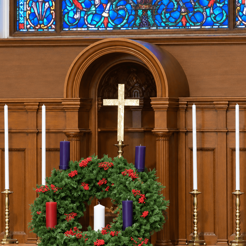 Sanctuary at Christmas time